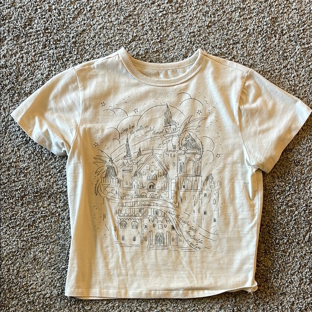 Taylor Swift Speak Now Long Live Cream Graphic Baby Tee